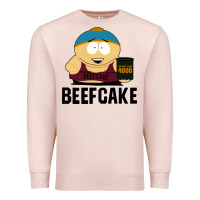 Pale Pink beefcake Premium Sweatshirt - artisFamous