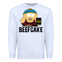 White beefcake Premium Sweatshirt - artisFamous