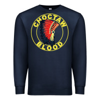 Navy choctaw blood Premium Sweatshirt - artisFamous