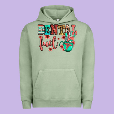Dental Fuel Coffee Cup Urban Hoodie Designed By Jasminsmagicworld