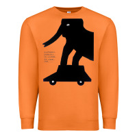 Carrot Elephant Black To Stand On Your Car Premium Sweatshirt - artisFamous