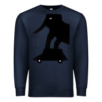 Navy Elephant Black To Stand On Your Car Premium Sweatshirt - artisFamous