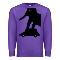 Purple Elephant Black To Stand On Your Car Premium Sweatshirt - artisFamous