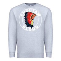 Heather Grey choctaw blood Premium Sweatshirt - artisFamous