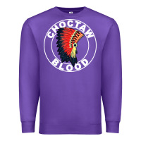 Purple choctaw blood Premium Sweatshirt - artisFamous