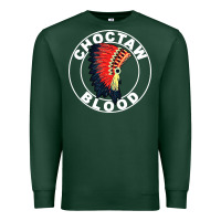 Sports Green choctaw blood Premium Sweatshirt - artisFamous