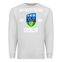 Dove Grey university college dublin Premium Sweatshirt - artisFamous