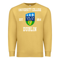 Antique Gold university college dublin Premium Sweatshirt - artisFamous
