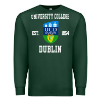 Sports Green university college dublin Premium Sweatshirt - artisFamous