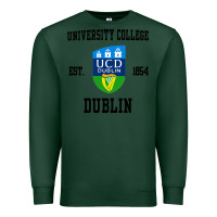 Sports Green university college dublin Premium Sweatshirt - artisFamous