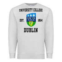 Dove Grey university college dublin Premium Sweatshirt - artisFamous