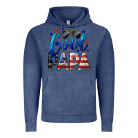 Vintage Denim Cool Papa American Flag 4th of July Vintage Hoodie - LillyAllenDesigns
