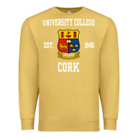 Antique Gold university college cork Premium Sweatshirt - artisFamous