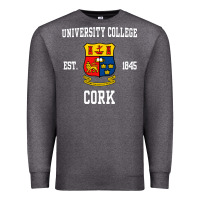 Charcoal Heather university college cork Premium Sweatshirt - artisFamous
