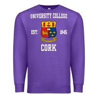 Purple university college cork Premium Sweatshirt - artisFamous