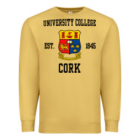 Antique Gold university college cork Premium Sweatshirt - artisFamous