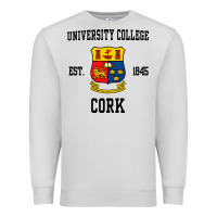 Dove Grey university college cork Premium Sweatshirt - artisFamous