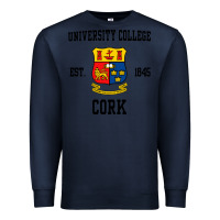 Navy university college cork Premium Sweatshirt - artisFamous