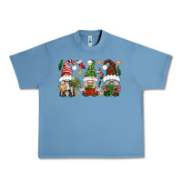 Pebble Blue Christmas Gnomes Urban Heavy Tee - BundleAndBundleShop