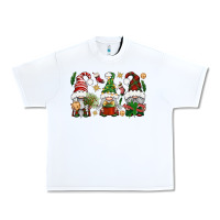 White Christmas Gnomes Urban Heavy Tee - BundleAndBundleShop