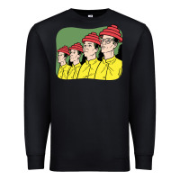 Black Devo Premium Sweatshirt - artisFamous