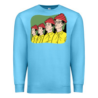 Ocean Blue Devo Premium Sweatshirt - artisFamous