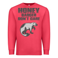 Cardinal honey badger dont care Premium Sweatshirt - artisFamous