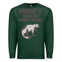 Sports Green honey badger dont care Premium Sweatshirt - artisFamous
