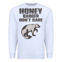 White honey badger dont care Premium Sweatshirt - artisFamous