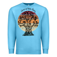 Ocean Blue National love a tree day Premium Sweatshirt - artisFamous