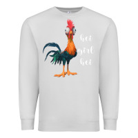 Dove Grey hei girl Premium Sweatshirt - artisFamous