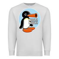 Dove Grey noot noot funny Premium Sweatshirt - artisFamous