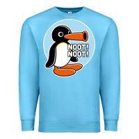 Ocean Blue noot noot funny Premium Sweatshirt - artisFamous