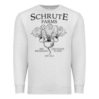 Oatmeal Heather Schrute Farms - The Office Premium Sweatshirt - artisFamous