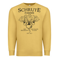 Antique Gold Schrute Farms - The Office Premium Sweatshirt - artisFamous