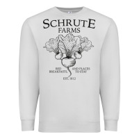 Dove Grey Schrute Farms - The Office Premium Sweatshirt - artisFamous