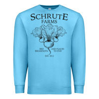Ocean Blue Schrute Farms - The Office Premium Sweatshirt - artisFamous