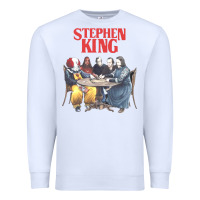 White retro cult classic Premium Sweatshirt - artisFamous
