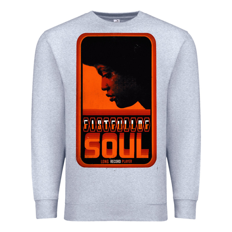 Fist Full Of Soul Long Record Player Premium Sweatshirt by artisFamous | Teevron