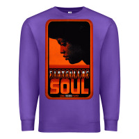 Purple Fist Full Of Soul Long Record Player Premium Sweatshirt - artisFamous