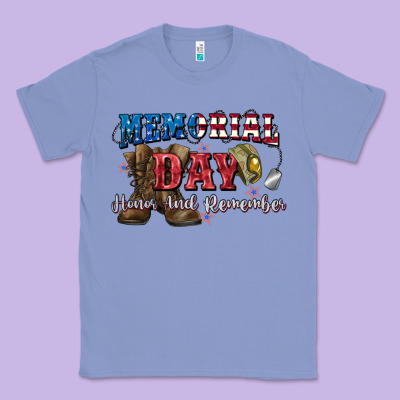 Memorial Day Honor Ans Remember Classic Tee Designed By Cowgirlartshop