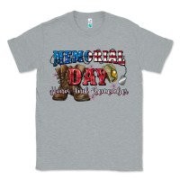 Heather Grey Memorial day honor ans remember Classic Tee - CowGirlArtShop