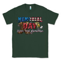 Sports Green Memorial day honor ans remember Classic Tee - CowGirlArtShop