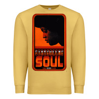 Antique Gold Fist Full Of Soul Long Record Player Premium Sweatshirt - artisFamous