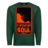 Sports Green Fist Full Of Soul Long Record Player Premium Sweatshirt - artisFamous