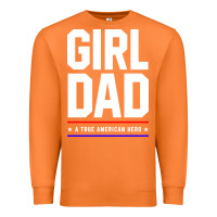 Carrot Girl Dad A True American Hero - Fathers Day Gift Premium Sweatshirt - artisFamous