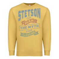 Antique Gold Stetson Personalized Name Birthday Gift Premium Sweatshirt - artisFamous