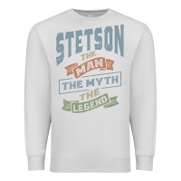 Dove Grey Stetson Personalized Name Birthday Gift Premium Sweatshirt - artisFamous