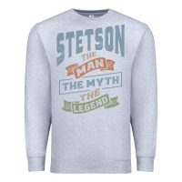 Heather Grey Stetson Personalized Name Birthday Gift Premium Sweatshirt - artisFamous