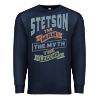 Navy Stetson Personalized Name Birthday Gift Premium Sweatshirt - artisFamous
